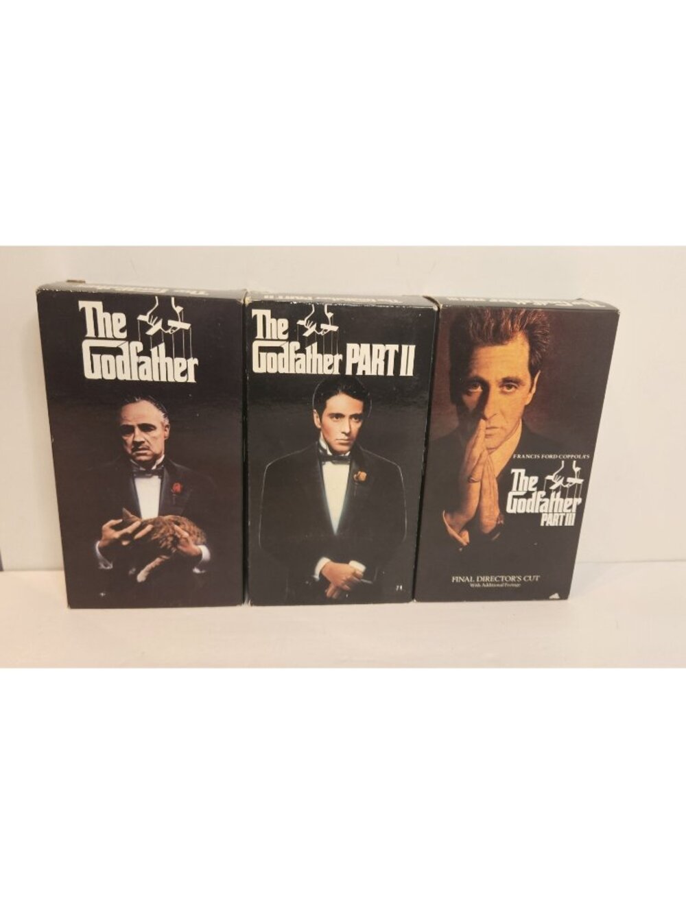 The God Father Trilogy VHS Box Set Parts 1, 2, 3
